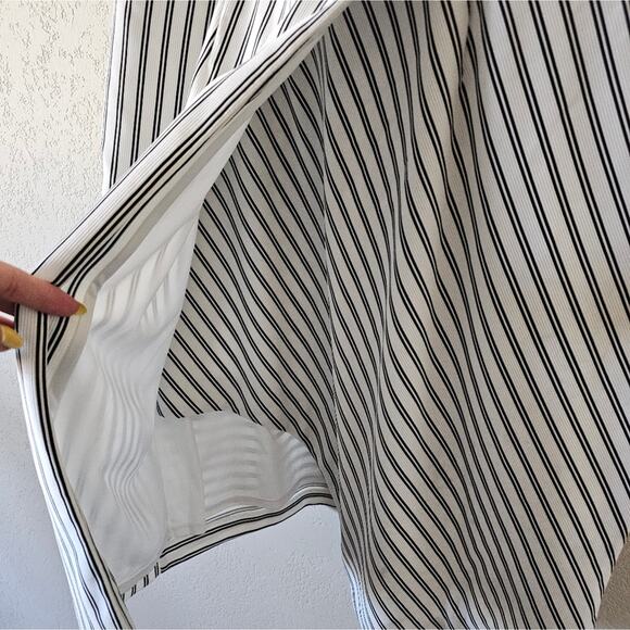 Hutch Asymmetrical Knee Length Striped Dress - Picture 3 of 9